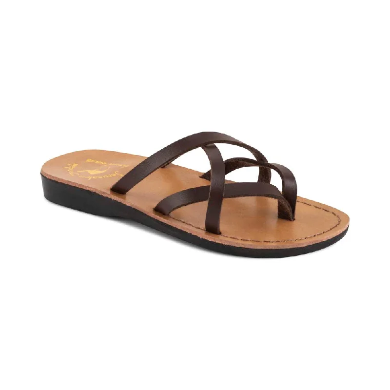 Men's sandals with a stretchy strap for a better fitTamar Vegan - Leather Alternative Sandal | Brown