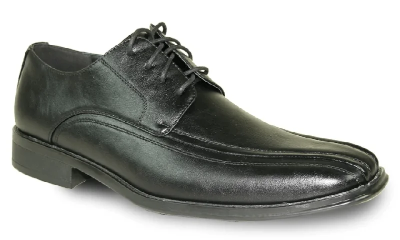 Men's Oxford shoes with a buckle closure and a pointed toeBravo Milano-3 Square Toe Dress Oxford