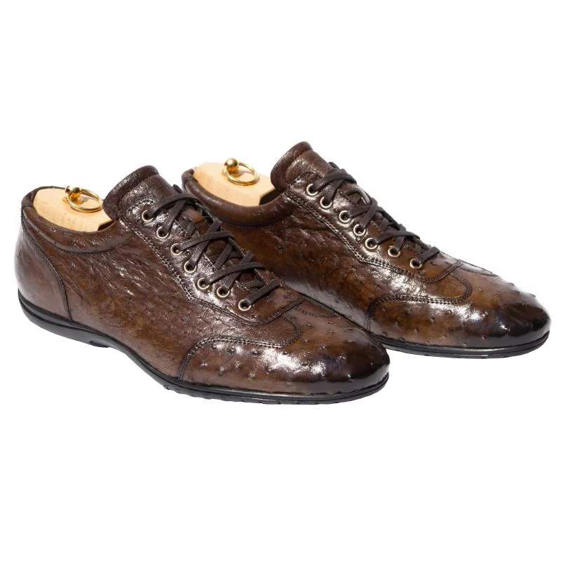 Men's Oxford shoes with a smooth leather upper and a leather soleToscana 7405