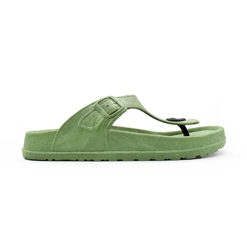 Men's sandals with a stretchy strap for a better fitMzuka - Military Green