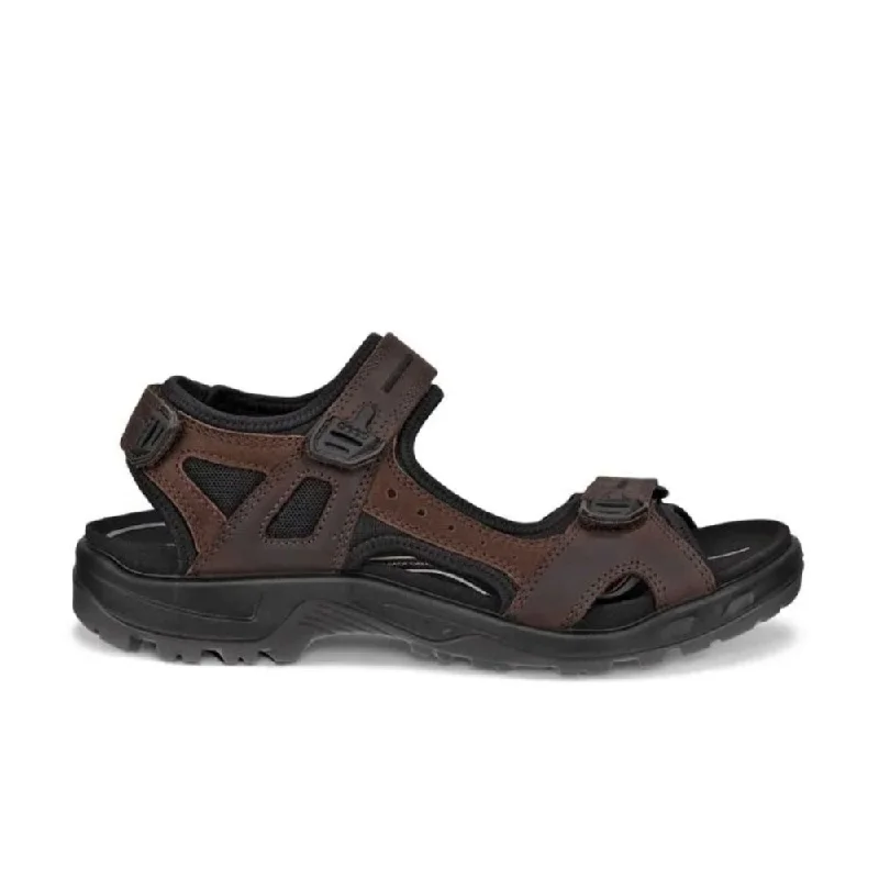 Men's sandals with a cushioned footbedMen's sandals with a cushioned footbedEcco Men's Yucatan Sandal - Mocha