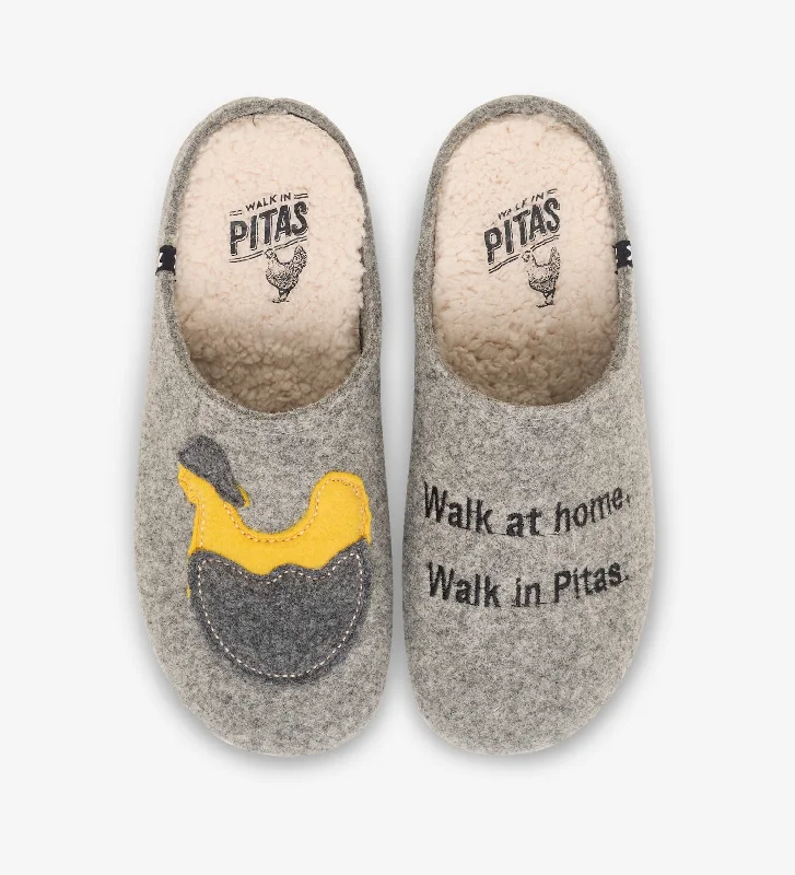 Pitas chick wool mule slippers