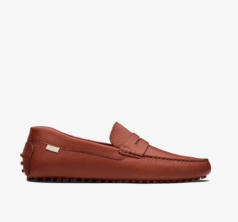 Men's loafers with a stretchy side panel for a better fitDriver | Woody Pebbled