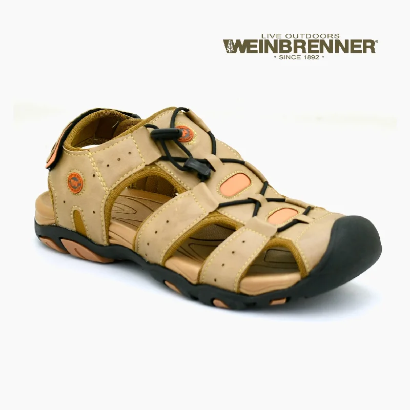 Men's leather sandals with an adjustable strapMen's leather sandals with an adjustable strapWeinbrenner - Men