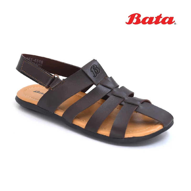 Men's sandals in a neutral color like black or brownMen's sandals in a neutral color like black or brownBata - Men