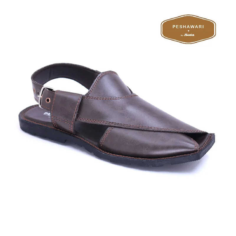 Men's sandals in a neutral color like black or brownMen's sandals in a neutral color like black or brownPeshawari - Men