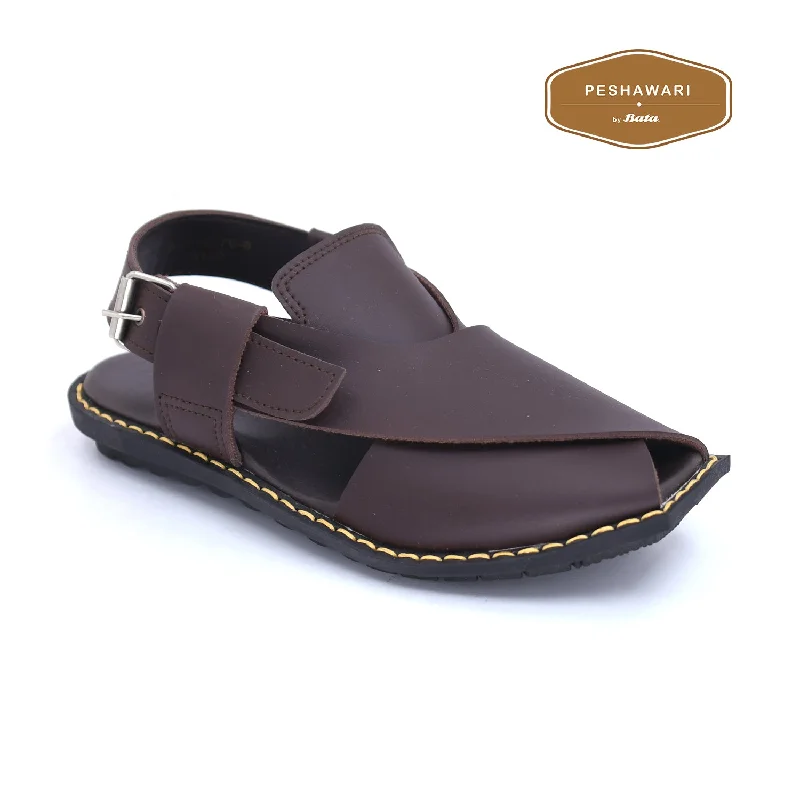 Men's leather sandals with an adjustable strapMen's leather sandals with an adjustable strapPeshawari - Men