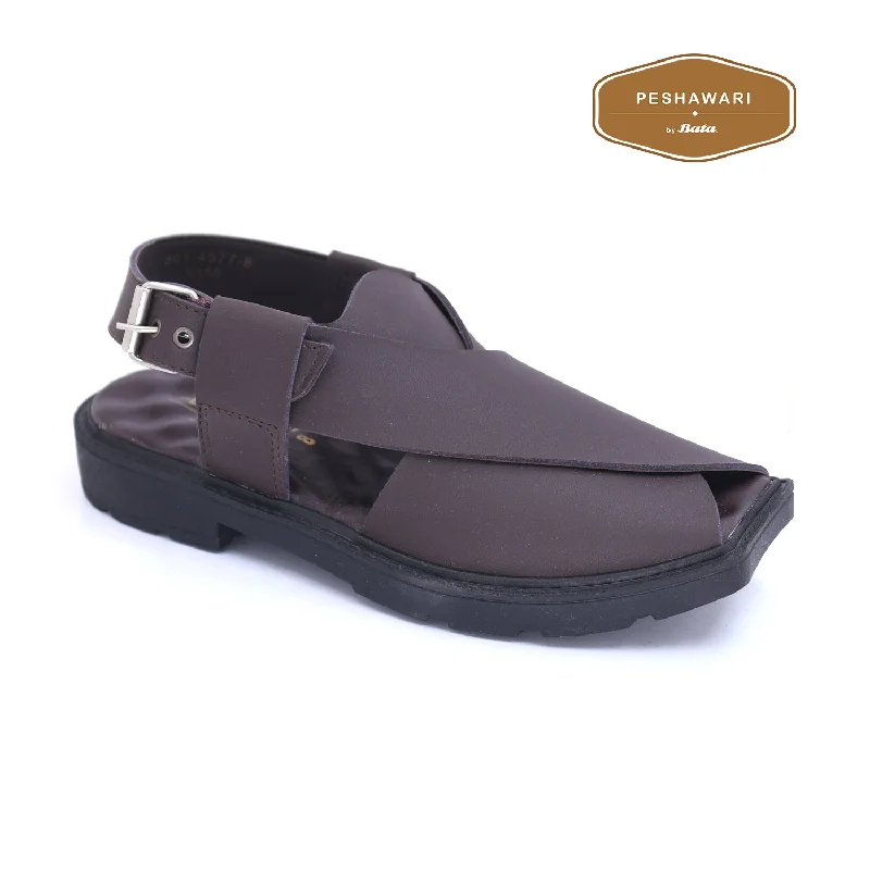 Men's sandals with a contrast stitching detailMen's sandals with a contrast stitching detailPeshawari - Men