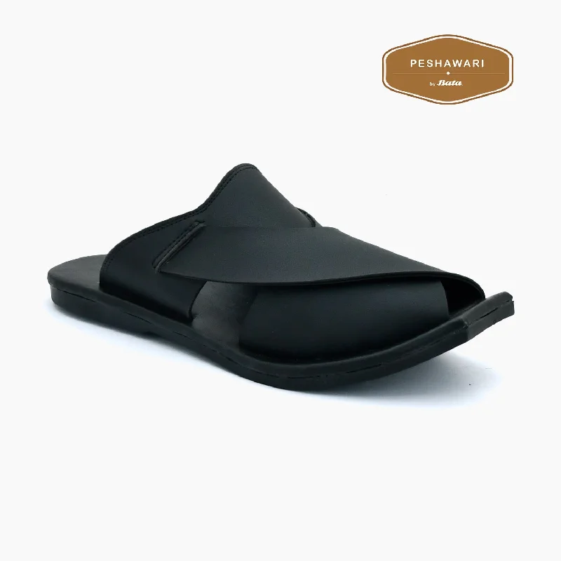 Men's sandals with a wide strap for supportMen's sandals with a wide strap for supportPeshawari - Men