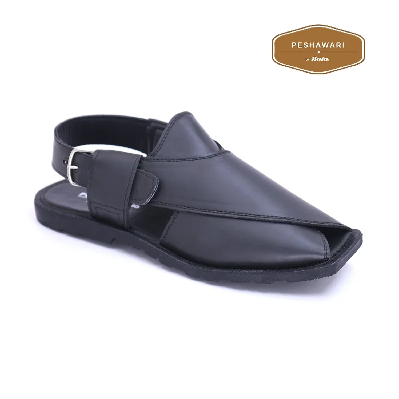 Men's sandals with a perforated leather upper for ventilationMen's sandals with a perforated leather upper for ventilationPeshawari - Men