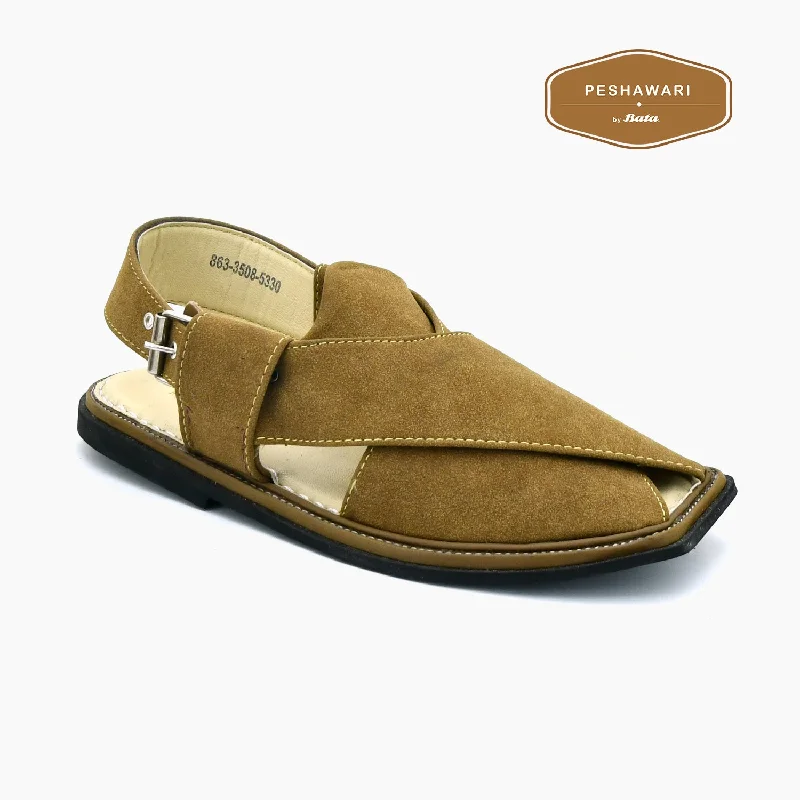 Men's sandals with a decorative buckle or charmMen's sandals with a decorative buckle or charmPeshawari - Men