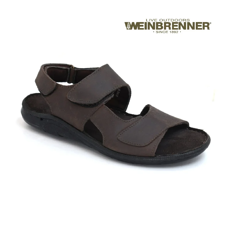 Men's leather sandals with an adjustable strapMen's leather sandals with an adjustable strapWeinbrenner - Men