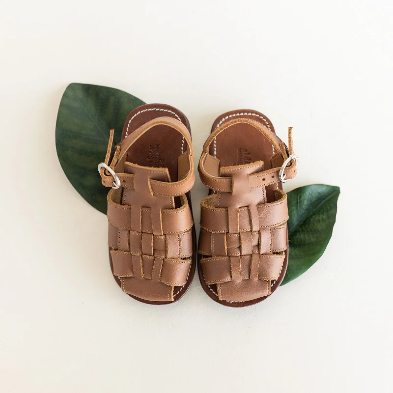 Men's sandals in a neutral color like black or brownMen's sandals in a neutral color like black or brownAventura {Children's Leather Sandals}