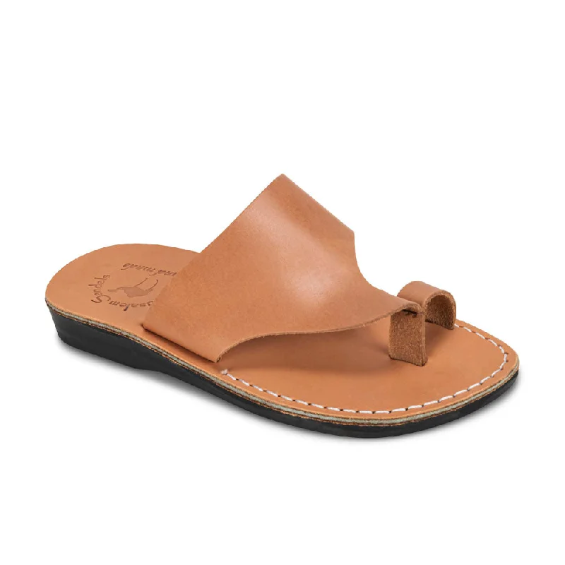 Flip - flop style men's sandals for beach wearFlip - flop style men's sandals for beach wearPetra - Leather Toe Strap Sandal | Tan