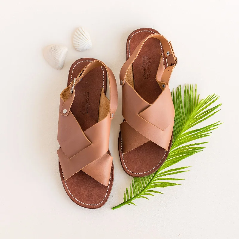 Men's sandals in a neutral color like black or brownMen's sandals in a neutral color like black or brownCruz {Women's Leather Sandals}