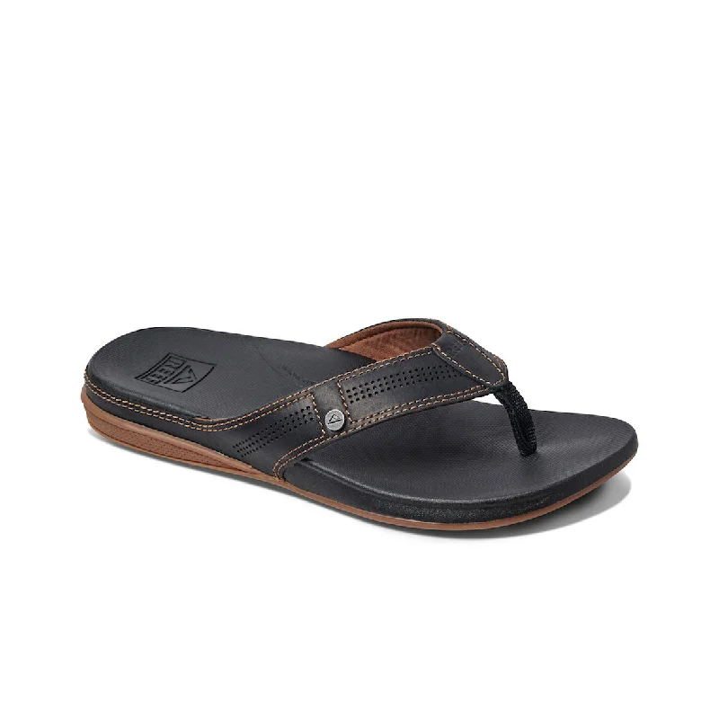 Men's sandals with a contrast stitching detailMen's sandals with a contrast stitching detailMens Cushion Lux - Black / Brown