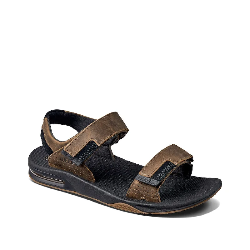 Men's leather sandals with an adjustable strapMen's leather sandals with an adjustable strapMens Fanning Baja Le - Black/Brown