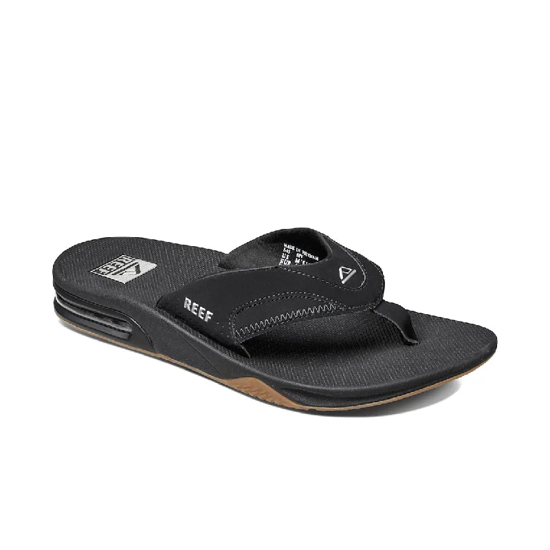 Men's sandals with a buckle closureMen's sandals with a buckle closureMens Fanning-Black/Silver