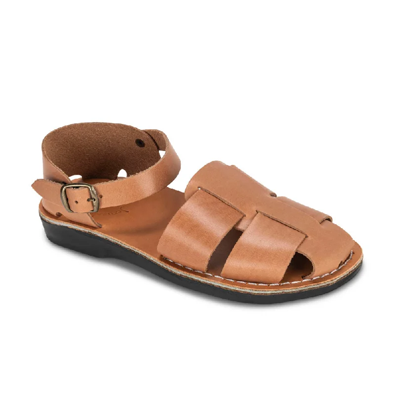 Men's sandals with a durable outer soleMen's sandals with a durable outer soleGemma - Leather Adjustable Strap Sandal | Tan