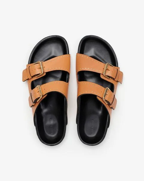 Men's sandals in a neutral color like black or brownMen's sandals in a neutral color like black or brownLennyo Sandals