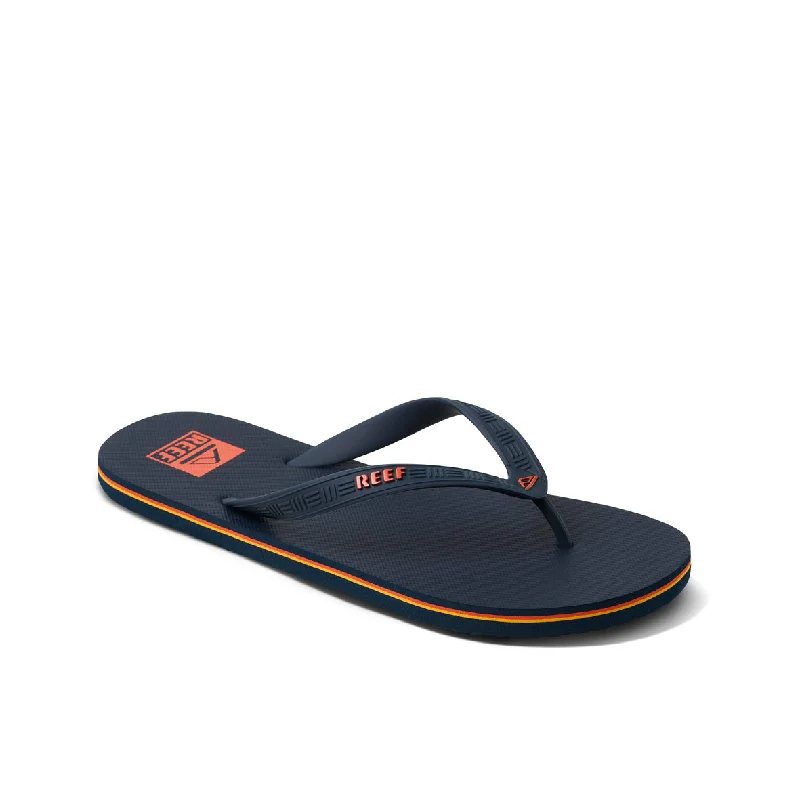 Men's sandals with a flexible sole for easy movementMen's sandals with a flexible sole for easy movementMens Seaside - Navy / Mandarin