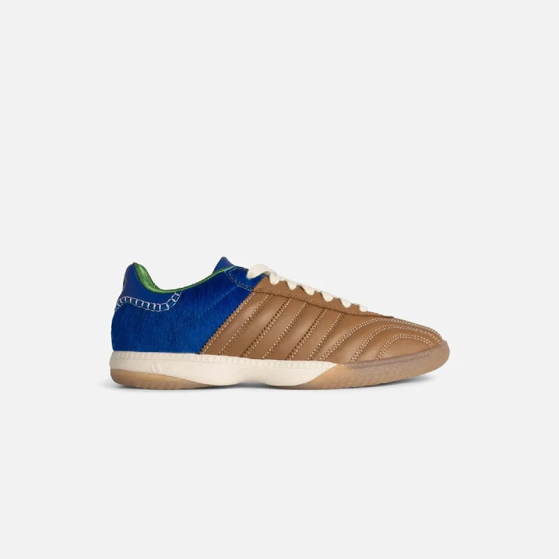 Men's high - end luxury sneakers with hand - stitched detailsadidas x Wales Bonner Samba - Royal Blue / Brown