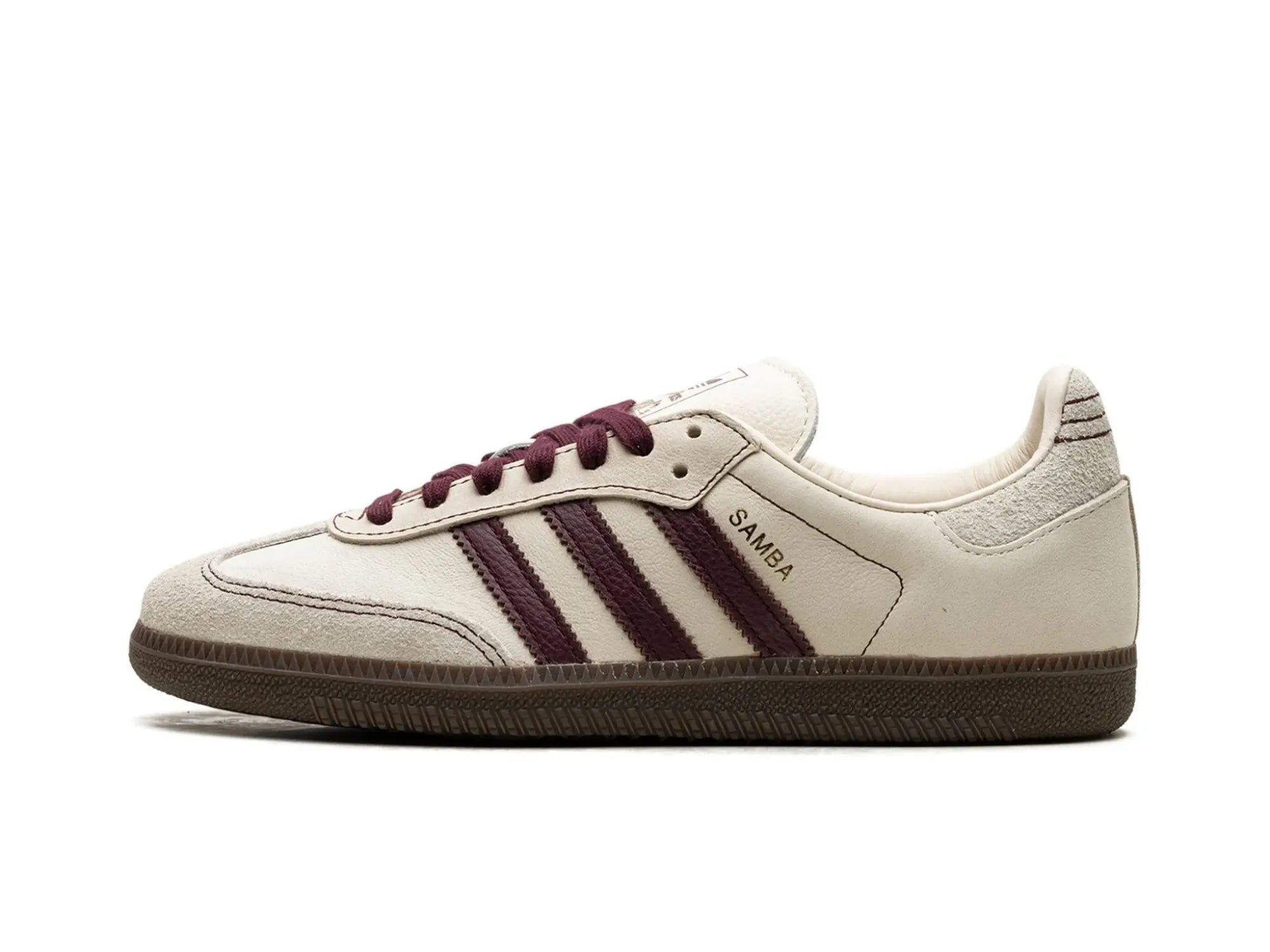 Men's slip - resistant sneakers for industrial workAdidas Samba OG "Wonder White Maroon"