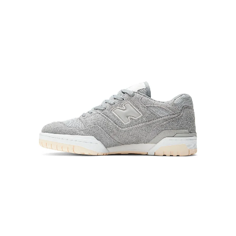 Men's casual leather sneakers with a distressed finishNew Balance Slate Grey