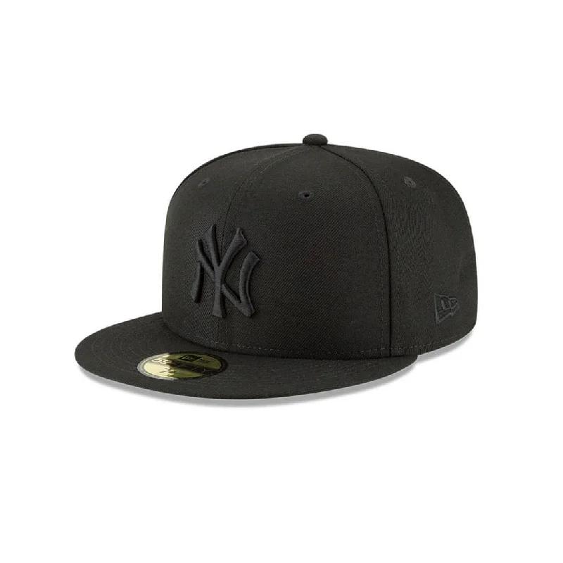 Men's skateboarding sneakers with a vulcanized soleNE NY Yankees 59Fifty Black - Black