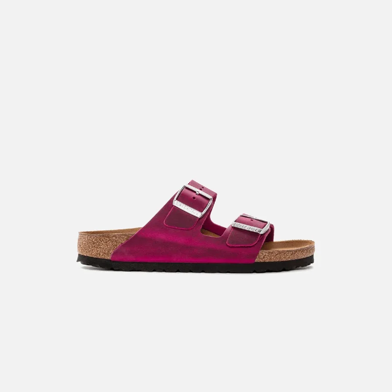 Men's slip - resistant sneakers for industrial workBirkenstock Arizona Oiled Leather - Festival Fuchsia