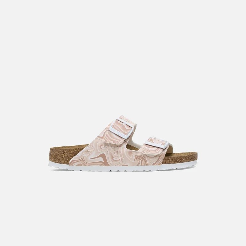 Men's neon - colored sneakers for a bold statementBirkenstock Arizona Birko-Flor - Marble / New Beige