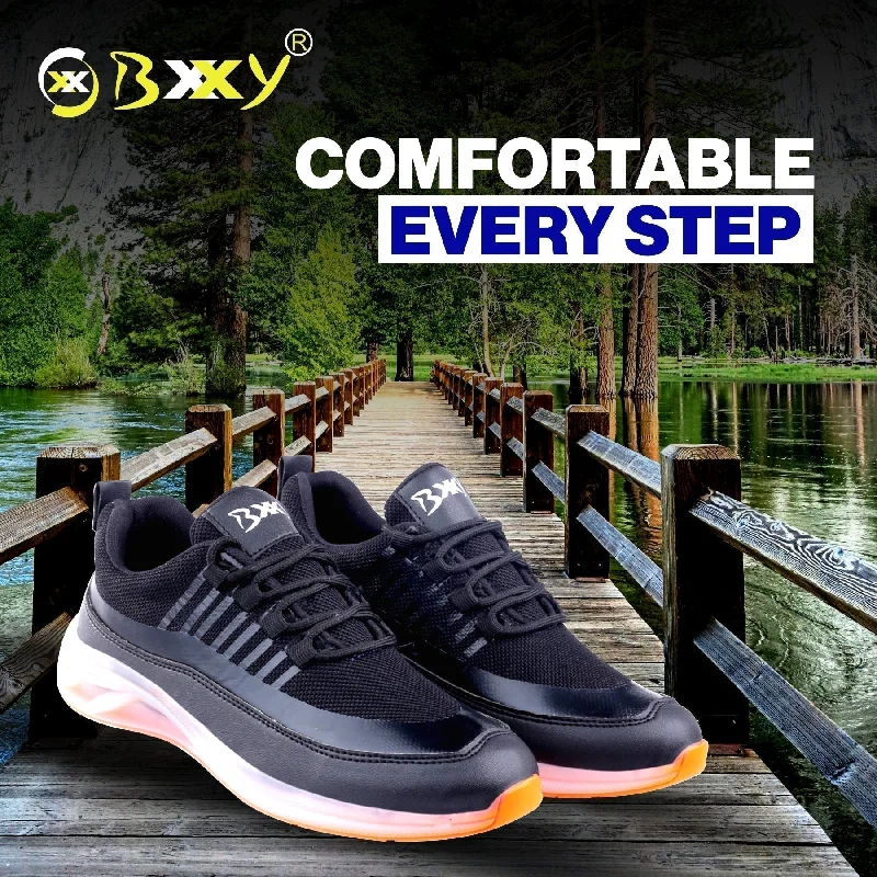 Men's track - and - field sneakers with a spike - compatible soleBxxy's Men's Street Style Casual Sports Shoes