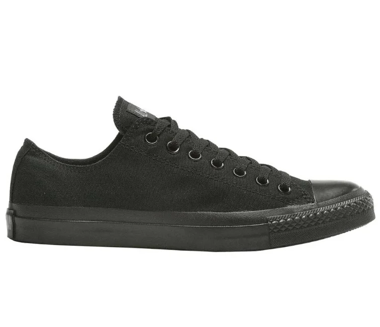 Men's narrow - width sneakers for a snug fitMen's Converse Chuck Taylor Low (Triple Black)