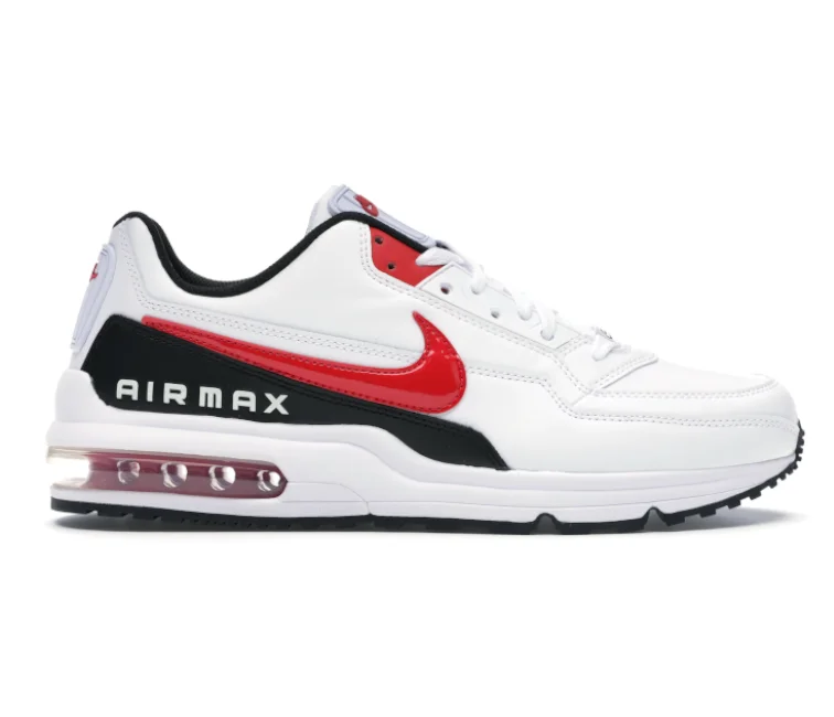 Men's lightweight training sneakers for CrossFit workoutsMen's Nike Air Max LTD 3 (White/University Red)