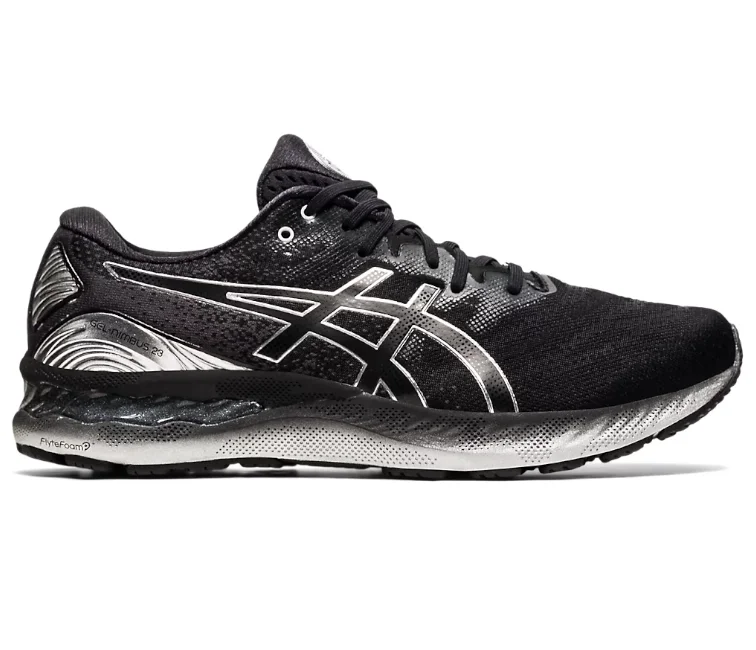 Men's minimalist sneakers with a simple designMen's Asics Gel Nimbus 23 Platinum (Black/Pure Silver)