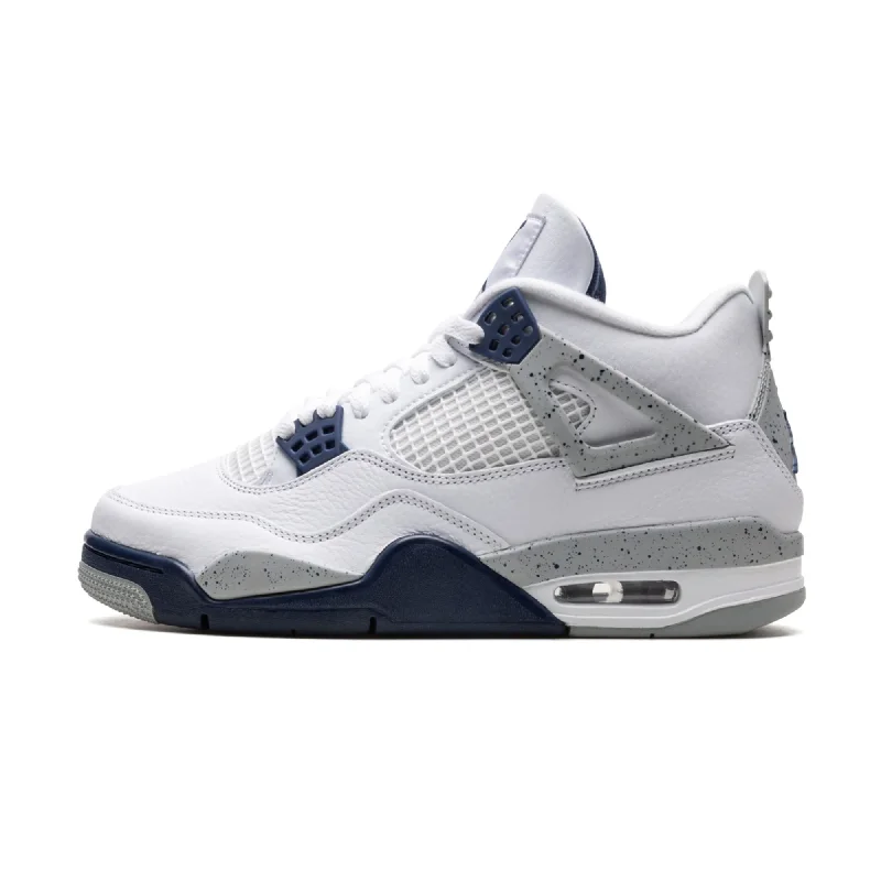 Men's track - and - field sneakers with a spike - compatible soleNike Air Jordan 4 Retro "Midnight Navy"