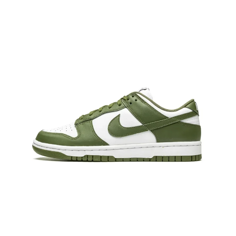 Men's low - top canvas sneakers with a floral printNike Dunk Low "Medium Olive"