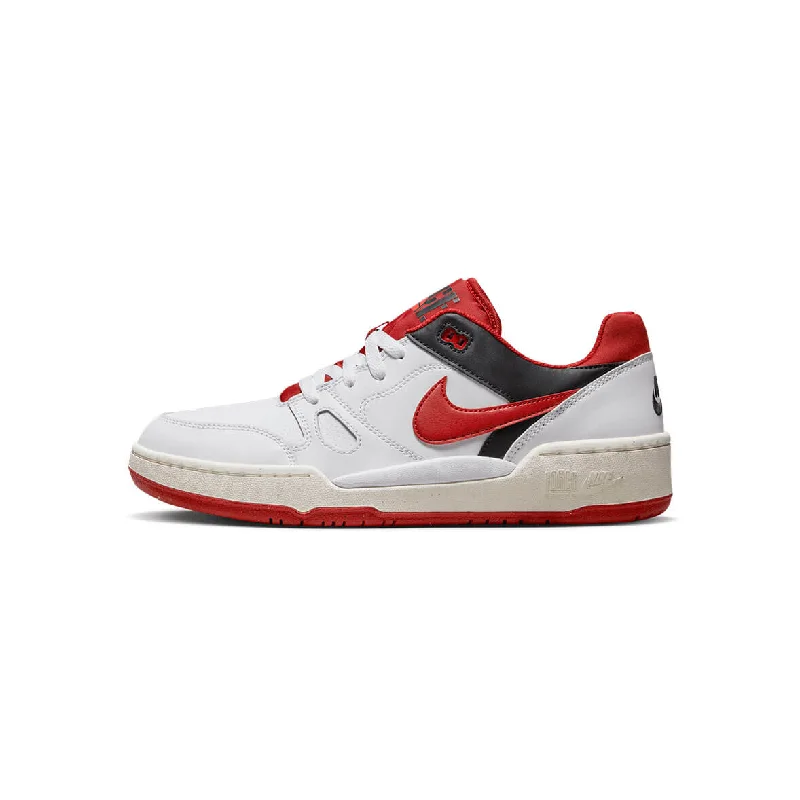 Men's lifestyle sneakers with a premium material constructionNike Full Force Low White - Red