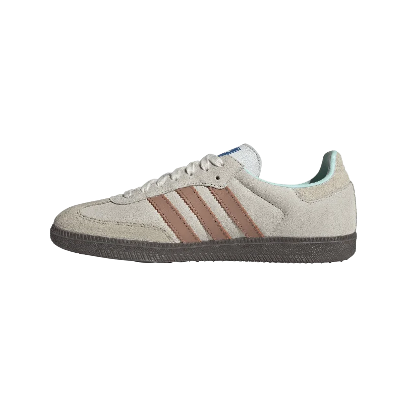 Men's high - top leather sneakers with a zip - up sideadidas Samba OG Clay Strata