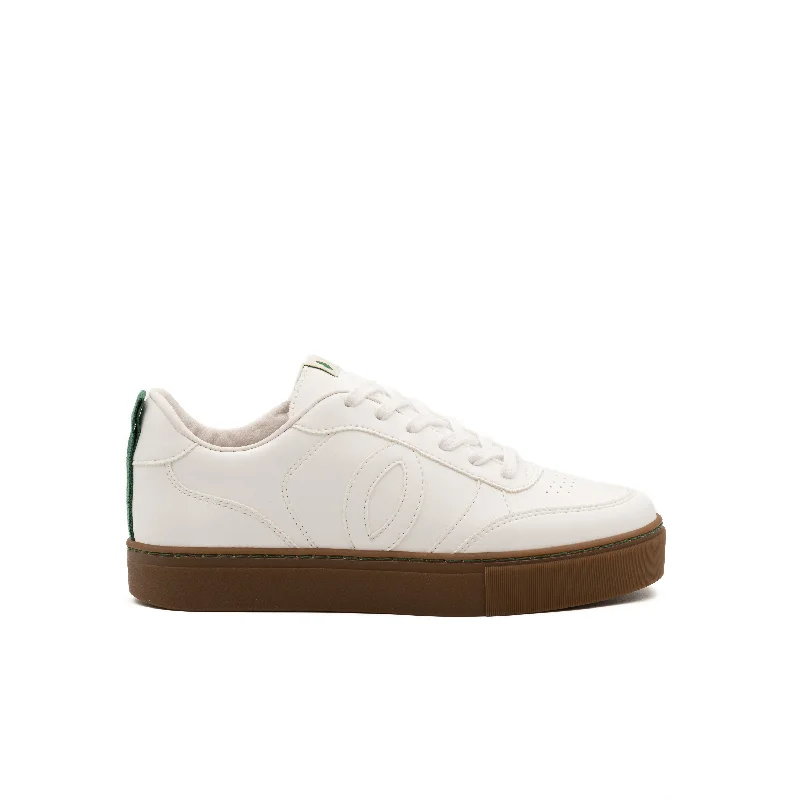 Men's retro - style sneakers inspired by the 80sVegan sneaker of Corn White SON023